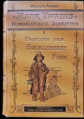 1898 Cover of Abenteuer und Fahrten des Huckleberry Finn
