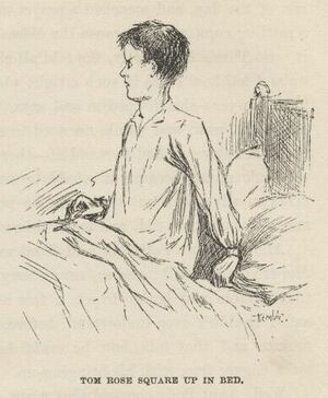 Tom rose square up in Bed